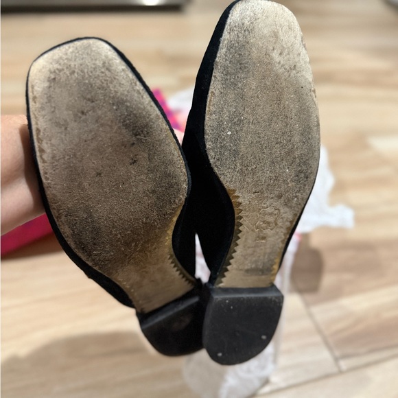 Tory Burch Carlotta Black Suede Women's Mules - Picture 5 of 6